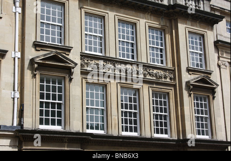 Bath, Somerset, obere Teil 46 Milsom Street. Stockfoto