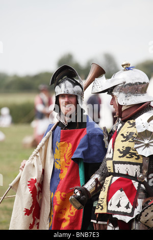 Schlacht von Tewkesbury Reenactment, 2010 Stockfoto