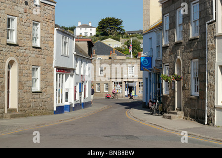 Hugh Town St. Marien Isles of Scilly Cornwall UK. Stockfoto
