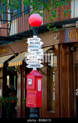 Boston North End italienischen Nachbarschaft Stockfoto