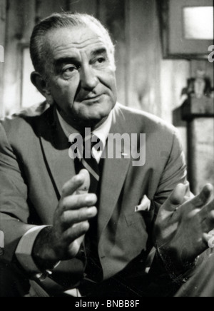 LYNDON B JOHNSON (1908-73) 36. Präsident der USA Stockfoto