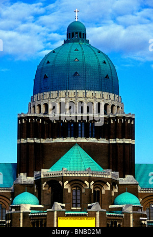 Nationale Basilika des heiligen Herzen, koekelberg Basilika, Art Deco, Stadt Brüssel, Brüssel, Region Brüssel-Hauptstadt, Belgien, Europa Stockfoto