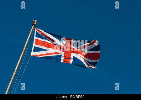 Die Union Flag, obwohl allgemein bekannt als der Union Jack Stockfoto