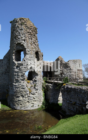 3164. Pevensey Castle, East Sussex, UK Stockfoto