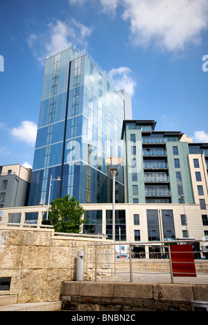 Bristol UK Hafen Hafen Broad Quay Radisson Blu Hotel Stockfoto