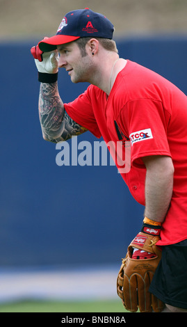 BLAKE LEWIS die STEVE GARVEY CELEBRITY SOFTBALL klassische MALIBU CA 10. Juli 2010 Stockfoto