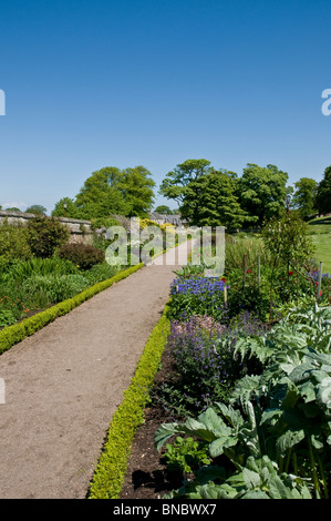 Ummauerten Gärten Dirleton Castle East Lothian Schottland Stockfoto