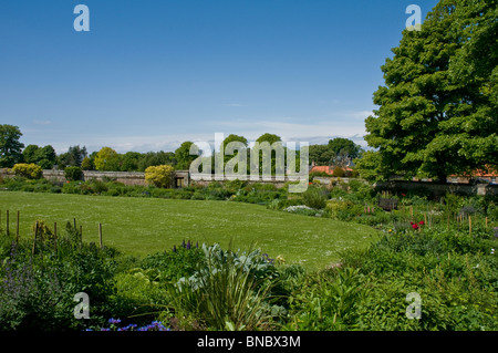 Ummauerten Gärten Dirleton Castle East Lothian Schottland Stockfoto