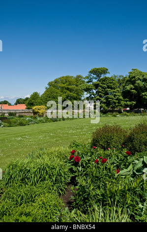 Ummauerten Gärten Dirleton Castle East Lothian Schottland Stockfoto