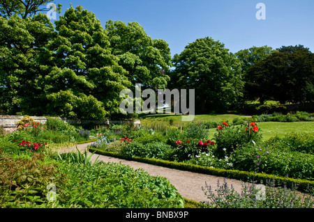 Ummauerten Gärten Dirleton Castle East Lothian Schottland Stockfoto