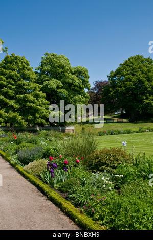 Ummauerten Gärten Dirleton Castle East Lothian Schottland Stockfoto
