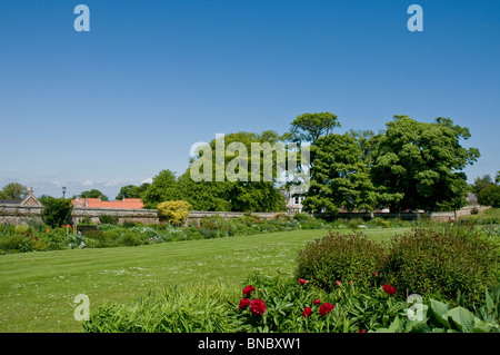 Ummauerten Gärten Dirleton Castle East Lothian Schottland Stockfoto