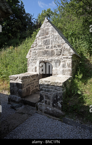 Saint Clether heiligen Brunnen, St Clether, Cornwall, England Stockfoto