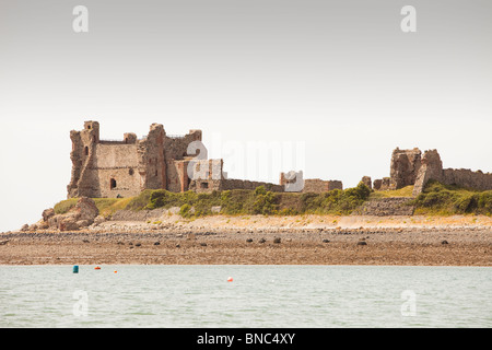 Piel Schloss auf Piel Insel vor Barrow in Furness, Cumbria, UK. Stockfoto