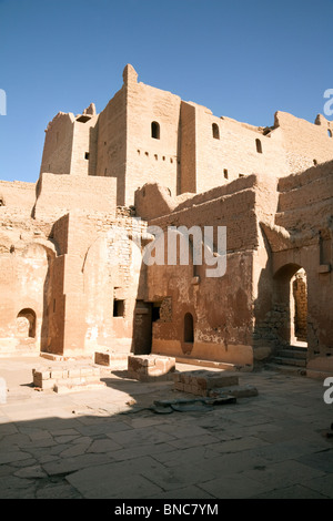 Das 7. Jahrhundert koptische Kloster von St. Simeon, in der Nähe von Assuan, Oberägypten Stockfoto