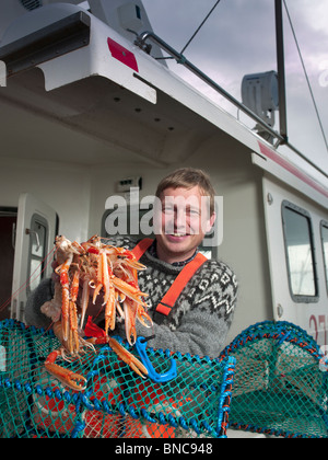 Hummer-Fischer, Hornafjördur, Island Stockfoto