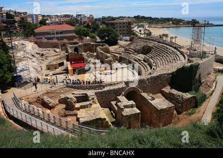 Tarragona ist eine Stadt im Süden Kataloniens auf der Nord-Osten von Spanien, vom Mittelmeer. Stockfoto