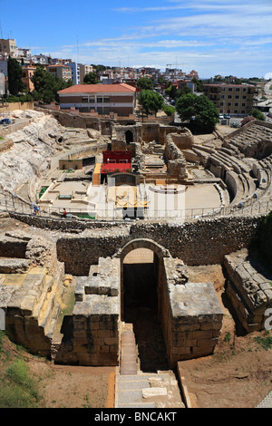 Tarragona ist eine Stadt im Süden Kataloniens auf der Nord-Osten von Spanien, vom Mittelmeer. Stockfoto