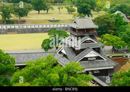 Uto-Yagura, Burg Kumamoto, Kumamoto-Präfektur, Kyushu Region Insel Kyushu, Japan Stockfoto