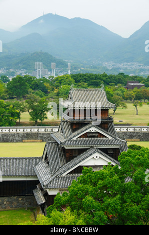 Uto-Yagura, Burg Kumamoto, Kumamoto-Präfektur, Kyushu Region Insel Kyushu, Japan Stockfoto