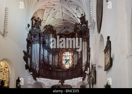 Gdansk Oliwa - antike Orgel in der Kathedrale, Polen Stockfoto