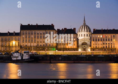 Nantes (44): "Quai De La Fosse" Stockfoto