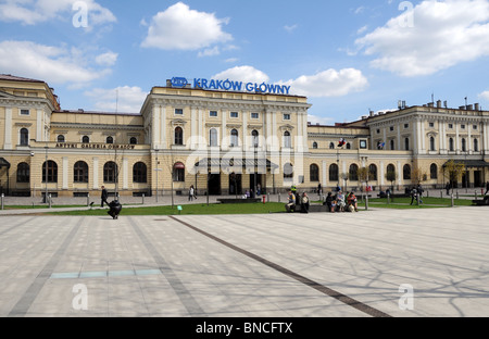 Krakau Hauptbahnhof (Hauptbahnhof genannt), Polen Stockfoto