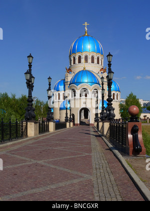 Kirche der Heiligen Dreifaltigkeit in Moskau, Russland Stockfoto