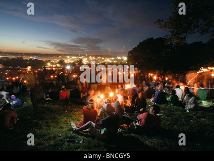 Glastonbury Musikfestival Stockfoto