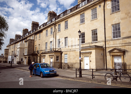 Bad North East Somerset UK Straßen Stockfoto