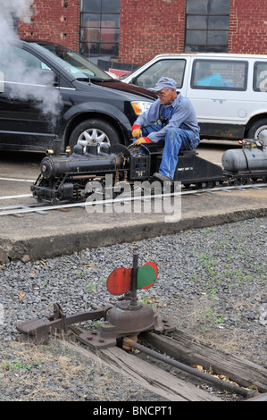 Kleinen Zug, Steamtown National Historic Site, Scranton, PA 100710 35590 Stockfoto