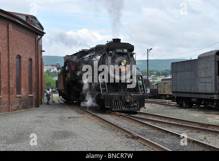 Kanadische nationale #3254, Steamtown National Historic Site, Scranton, PA 100710 35627 Stockfoto