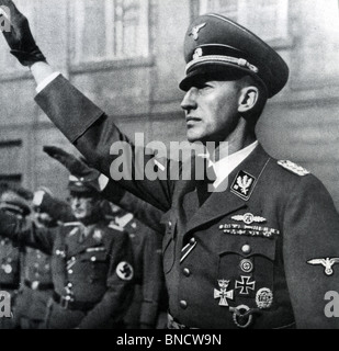 REINHARD HEYDRICH (1904–1942) Nazi-deutscher SS-Offizier um 1940 Stockfoto