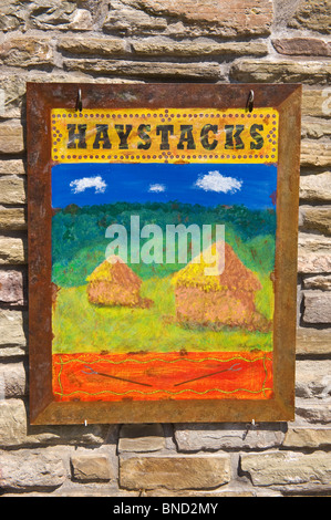 Heuhaufen Ehrlichkeit Buchhandlung in Hay-on-Wye Powys Wales UK Stockfoto