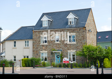 Großes Haus zum Verkauf in Hay-on-Wye Powys Wales UK Stockfoto