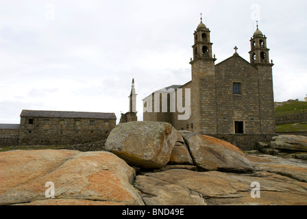 Nuestra Senora De La Barca im Murxia auf dem Cabo da Morte oder Death Coast, Galicien, Spanien Stockfoto