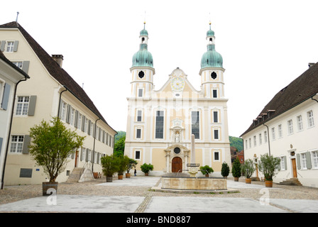 Barocke Kathedrale, Arlesheim, Schweiz Stockfoto