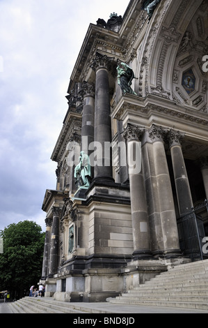 Berliner Dom Berlin Dom Treppe und Eingang Stockfoto