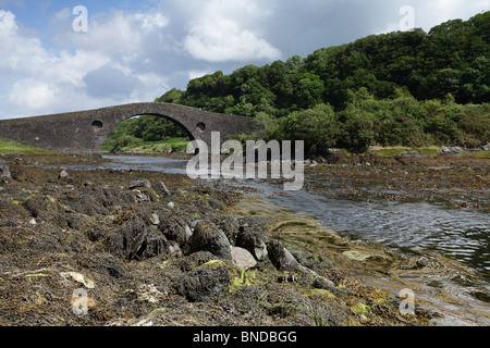 Die berühmte Atlantik Brücke in Schottland, die einen Ozean überquert Stockfoto