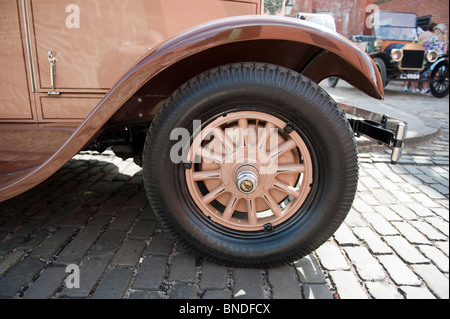 Ein 1927 Franklin Auto am Crich, Derbyshire Edwardian Wochenende Stockfoto