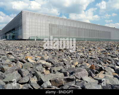 Neue Messe am Topographie des Terrors der Stelle des ehemaligen Gestapo-Polizeipräsidium in Berlin Deutschland Stockfoto