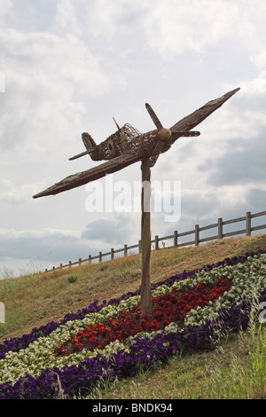 Spitfire-Wicker-Modell Stockfoto