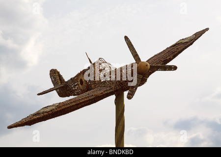 Spitfire-Wicker-Modell Stockfoto