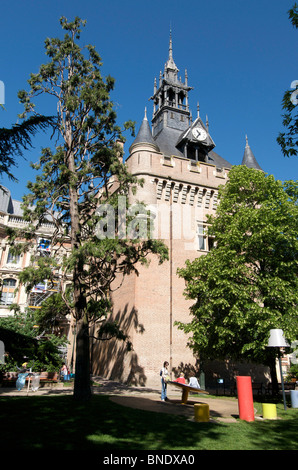 Capitole Donjon des Rathauses in Toulouse, Haute Garonne, Occitanie, Frankreich, Europa Stockfoto