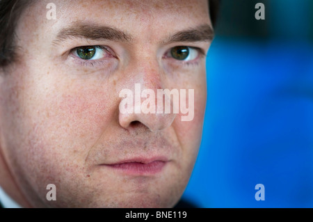 Kanzler des Finanzministeriums, Rt Hon, George Osborne MP Stockfoto