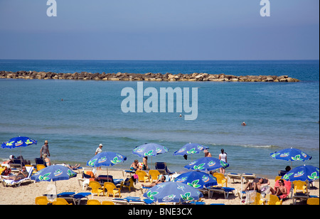 Gordon Beach - Tel Aviv Stockfoto