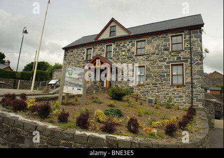 Llysednowain Heritage Centre und Hostel in Trawsfynydd Dorf, Snowdonia-Nationalpark, Gwynedd North Wales UK Stockfoto