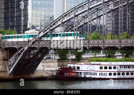 Viaduc d ' Austerlitz, Paris, Frankreich Stockfoto