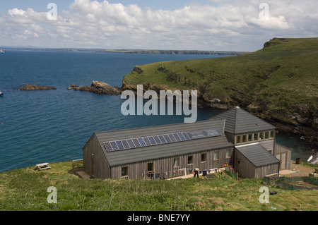 Haus des Wächters, North Haven, Skomer Island, Pembrokeshire, Wales, UK, Europa Stockfoto