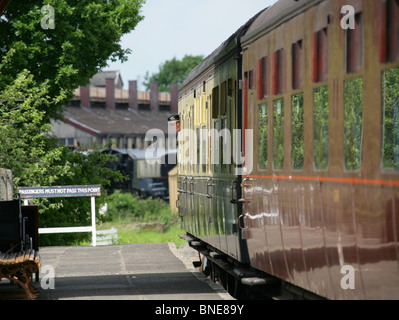 Signal-Guard Nr. 3738, Great Western Railway Dampflok, Didcot Railway Centre und Museum, Didcot, Oxfordshire. Stockfoto